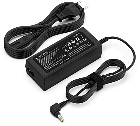 65W 19V 3.42A Caricatore Adattatore PC Portatile Caricabatterie Alimentatore per Toshiba Satellite C55 C55D C55T C655 C675 C70 C850 C855 A505 A205,per ASUS/Lenovo/Toshiba/Medion Connettore: 5.5X2.5mm
