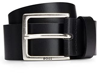 BOSS Herren Rummi_sz40 G rtel, Black1, 90 EU