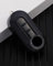 SILUOHAKE Schlüsselhülle FIAT aus TPU für Autoschlüssel, Autoschlüssel für FIAT Panda Punto 500 Bravo Schlüsselhülle (Black)