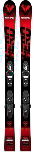 Rossignol Ski-Set Hero Jr Multi Event + Bindungen Kid 4 Jungen – Größe 110 – Rot