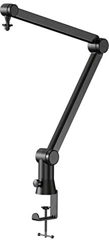 YOUSHARES Mikrofonarm Boom Arm - kompatibel mit SM7B, MV7, Rode, Blue Yeti, HyperX QuadCast, Fifine AM8, K688, Razer Seiren Mini/Mini V3 und mehr, Verdeckte Kabel und Stabiler Flexibler Ständer