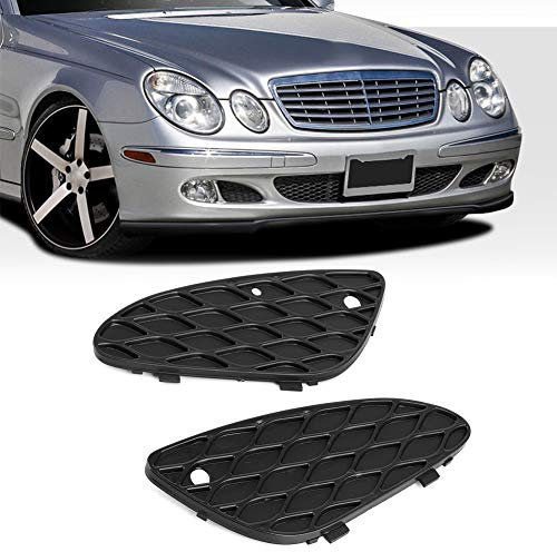 W211 2004 Lower Mesh Fydun Rejilla De Parachoques Clase W211 Body Pair Front Bumper Grill Cover Mesh Grille 2118850353 Passend für Merced