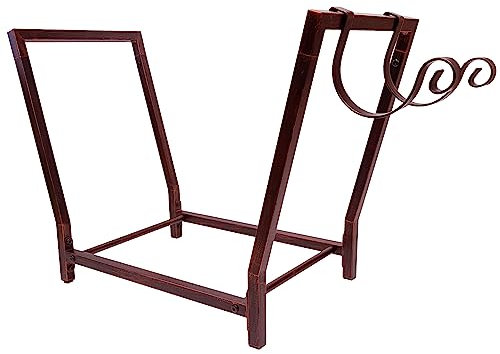 FireProof Pros Kaminholzhalter mit Anzündholz Organizer 65 cm doppelt beschichtetes Kaminholzregal für drinnen und draußen Kaminholzaufbewahrung Wasserdicht, rostfrei, stabil für drinnen und draußen