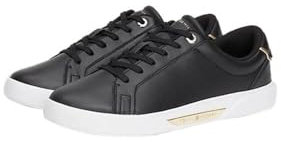 Tommy Hilfiger Court Sneaker para Mujer Calzado, Negro (Black), 37