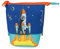Collectino 700511 PopUp-Pencilcase Rakete mit Reißverschluss – Federmäppchen 10 x 17,5 x 6,2 cm, Stifteetui mit Motiv