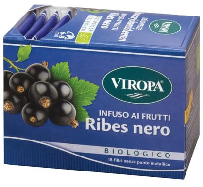 Viropa Infuso ai Frutti Ribes Nero Bio, 15 filtri