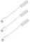 USB-Licht,Mini USB-LED-Licht-Lampe,Flexible USB LED Licht,3 Stück USB LED Licht,Mini Licht Laptop,USB Licht Für Notebook Computer Tastatur,Mini USB LED Lampe,Flexible Schwanenhals-Leselicht,Weiß