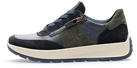 ara Damen New York Sneaker, BLAU,Forest, 37.5 EU Weit