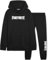 Fortnite Ensemble Jogging Garçon Ado avec Sweat à Capuche et Pantalon, Tenue de Sport Enfant Chaude, Idée Cadeau Gaming (14-15 Ans, Noir/Blanc)