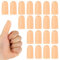 20 Stück Gummi Fingerkuppenschutz Fingerschutz Silikon Gel Finger Sleeves Wasserdicht Daumenschutz Fingerschutz Bei Verletzung für Triggerfinger Handekzem Fingerarthritis, Bei Blasen, Fingerknacken