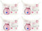 Cherish 4 in 1 Facial Cleansing Wipes, Make Up Removal with Vitamin C for Brighter Skin bulk bundle of 4 packs x 25 wipes