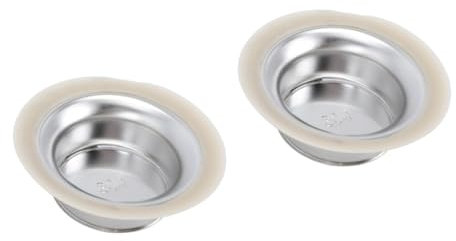 Cabilock 2 Pièces Dispositif Bouchon Couverture Couvercle De Toilette à La Turque Approvisionnement De Salle De Bain Prise De Toilette Outil Acier Inoxydable Silver