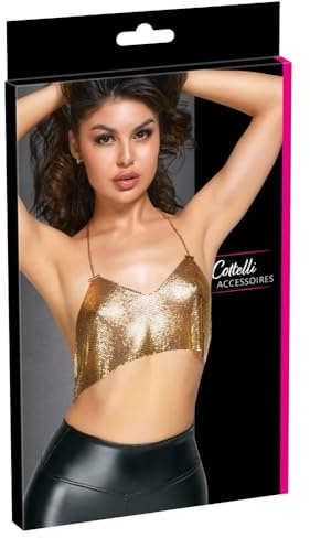 Cottelli Accessoires Damen Metal Hemd Gold Einheitsgröße