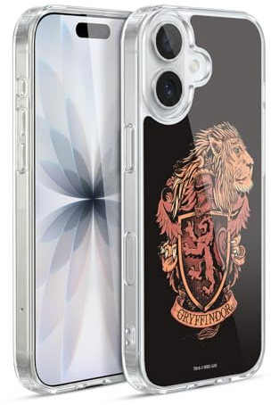 Head Case Designs Offizielle Harry Potter Gryffindor Deathly Hallows XIV Gelhülle [Militärischer Schutzgrad] Kompatibel Mit Apple iPhone 17 Und Kompatibel Mit MagSafe