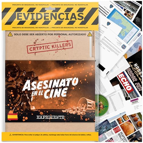 Cryptic Killers Juego de Asesinato y Misterio sin Resolver Investigación del expediente de un Caso Con Pistas/Pruebas de Detectives - Resuelve EL Crimen - Asesinato de UNA millonaria