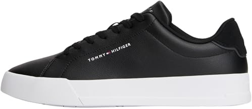 Tommy Hilfiger Men's TH Court CORE FM0FM05904BDS004 Low Top, Black, 43