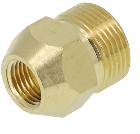 M22 auf G1/4 Hochdruckreiniger Adapter, Quick Connect Messing Adapter M22x1,5 Außengewinde auf 1/4 Zoll Innengewinde Konverter für Hochdruckreiniger, Gartenschläuche, Pumpen, Schlauchtrommeln