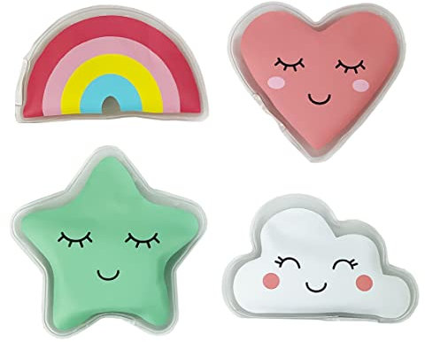 Taschenwärmer Dreamy Sky 4er Set - Wichtelgeschenk - Handwärmer - Taschenheizkissen