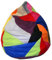 Heunec - 670891 - Sitzsack Patchwork 120 l, Bunt