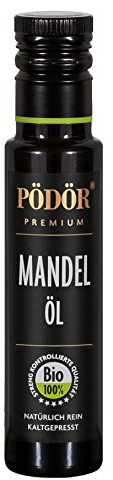 PÖDÖR - Bio Mandelöl - kaltgepresst - naturbelassen - ungefiltert (100 ml)