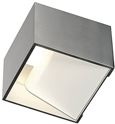 LED Wandleuchte LOGS IN DTW, Up/Down, indirekt, CRi >90, Dim-To-Warm, 11W 2000-3000K 690lm, alu/weiß