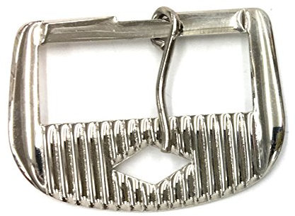 Gürtelschnalle mit Zacke, silberfarben, Westernschnalle, Gürtelgröße 4,8 cm