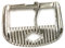Gürtelschnalle mit Zacke, silberfarben, Westernschnalle, Gürtelgröße 4,8 cm