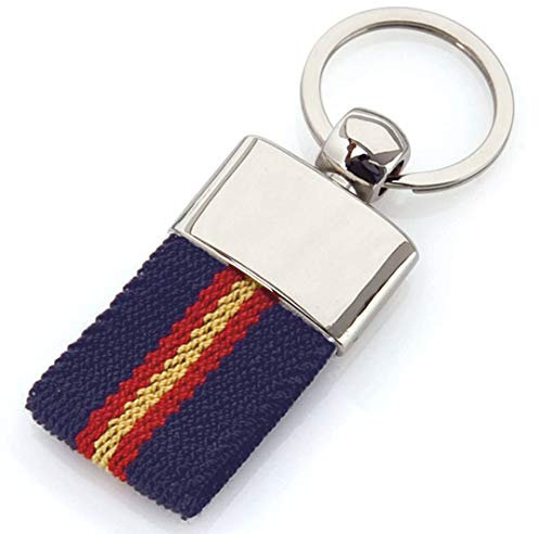 Llavero Bandera De España (Lote 10 UNDS)- Clasico y Resistente el mas Vendido- con el Mejor Acabado. Existencias limitadas- llaveros Originales de Anillas de Acero Inoxidable