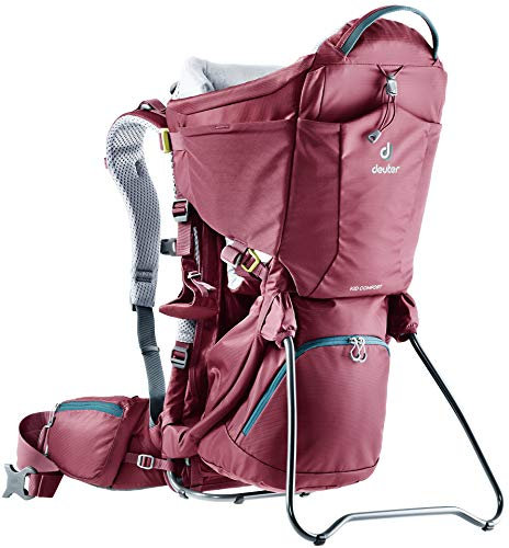 deuter Kid Comfort Porte-bébé, Mixte Adulte, Rouge (Pourpre/Maron), 14 L