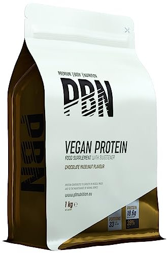 PBN - Premium Body Nutrition Vegan Protein Chocolate Hazelnut 1kg Pouch