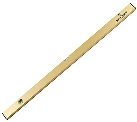 Karl Dahm Goldpunkt Wasserwaage 200 cm l Präzise Wasserwaage aus robustem Aluminium l Professionelles Messwerkzeug mit austauschbarer Libelle – 10267