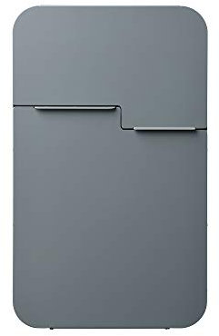 Renz Mefa 620500M Boîte aux lettres rétro avec serrure de sécurité Gris basalte 539 x 322 x 132 mm