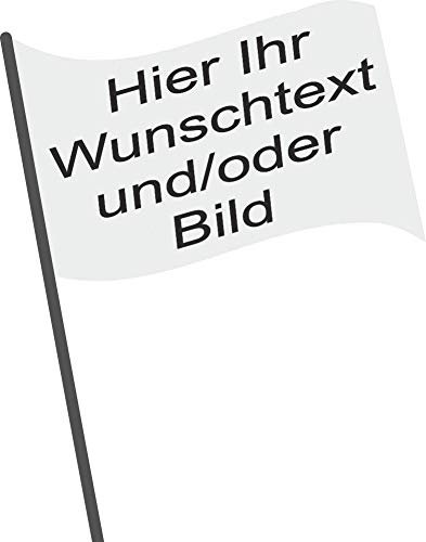 LOCO Personalisierte horizontale Werbeflagge Werbefahne (ohne Fahnenmast) 50x70cm 60x90cm 70x110cm 90x150cm 100x200cm 100x250cm 100x300cm L50 (60x90cm/LO)
