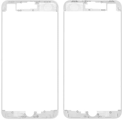Front Frame Housing LCD Binding Frame Replacement Repair Parts compatible with iPhone 8 Plus, (white)