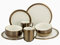 CreaTable, 23590, Serie MODERN INDUSTRIAL, weiß, 8-teiliges Geschirrset, Kombiservice aus Steinzeug, spülmaschinen- und mikrowellengeeignet, Qualitätsproduktion