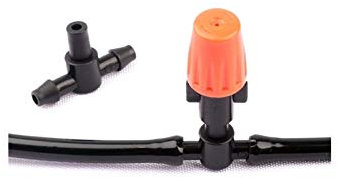 Arrosage du jardin d'irrigation de gazon 5 Ensembles de kits de buse de pulvérisation Mini Closeable, ajustable Garden Atomise Buse Système d'irrigation de toiture Buse de refroidissement de toit