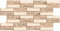 PVC Wandpaneele 3D Deko Fliesen Verkleidung (10, Beige)