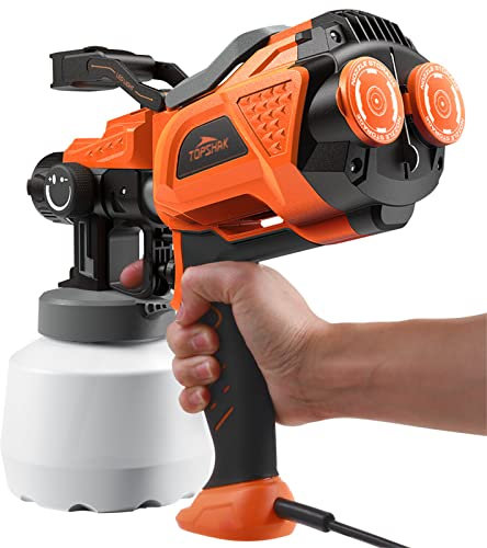 SXA Spruzzatore Di Vernice, Pistola a Spruzzo Elettrica con Cavo Da 700 W 1200 Ml 3 Misure Ugelli in Rame Spruzzatore Elettrico Per Vernice Pistole a Spruzzo HVLP Spruzzatore Di Vernice Per La Casa