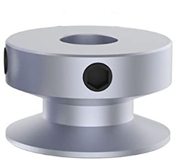 CHANCS Außendurchmesser 30 mm Einrillen-Riemenscheibe 14 mm feste Bohrung Riemenscheibe für Bohrmaschinen 6 mm PU-Rundriemen