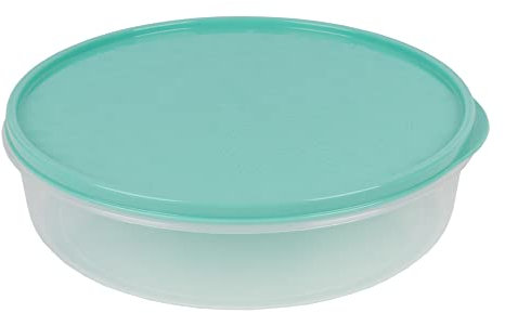 Cofan Fiambrera para Tortilla Redonda | Medida: 24,5 x 6,5 cm | Accesorios de Cocina | Pack 6 unidades (Verde)