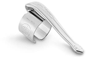 Kaweco SUPRA Stift Clip Nostalgie für Supra Füllhalter Silber I Stifte Halterung mit dezentem Logo als schönes Accessoire für Füllhalter aus Bronze