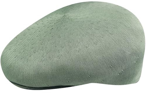 Kangol Tropic Flatcap 504 Schirmmütze Schiebermütze Herrencap Sommercap Damen/Herren - mit Schirm Frühling-Sommer Herbst-Winter Frühjahr Sommer Herbst Winter - M (56-57 cm) helloliv