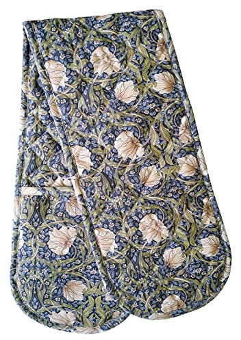 Pimpernel Charcoal Design Quilted Double Oven Glove 100% William Morris Gallery