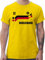 T-Shirt Herren - 2026 Fussball WM Fanartikel - Deutschland Trikot mit Name und Nummer Germany - L - Gelb - Deutschland-t-Shirt em Tshirt 2024 fußball German Shirt Bedruckt fußball-Fanartikel