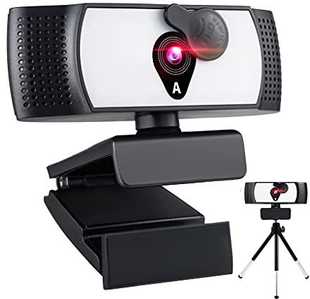 Webcam 4k 2k 1080p Full Hd Web Camera with Light Microphone Web Cam for Computer Laptop Video Mini Camera (Size : X-Large)