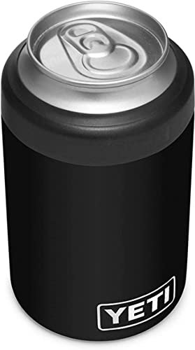 YETI Rambler Colster, Stainless Steel Can Insulator, Black, 12 oz (330 ml)