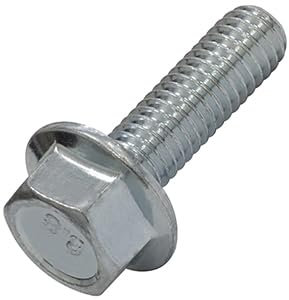 AERZETIX - C68559-10er-Pack - Schraube mit Ansatz sechskantkopfschrauben mit kragen - M6x20mm - DIN 6921 - härte 8.8 - aus verzinktem stahl - verbindungsschrauben