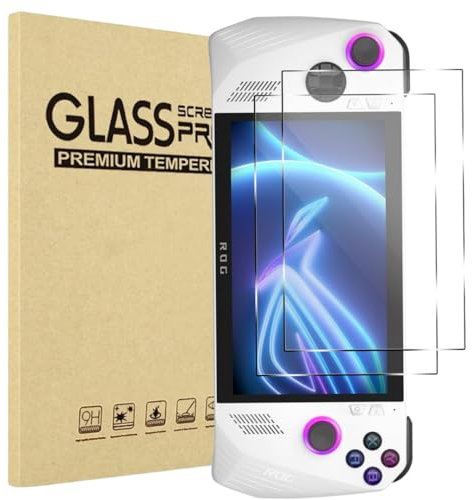 PHONILLICO Verre Trempé pour Asus ROG Ally 2023 [Pack de 2] Film Protection Resistant Vitre Protecteur Anti Rayure