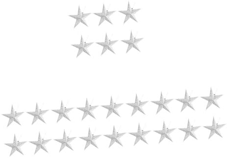 Angoily 24 Stk Origami-Sternen-Lampenschirm Lichterketten Festzelt Lichtstern dekoration schlafzimmer bedroom decor Ornament Weihnachtsdekorationen 3D-Lampenschirm Innenausstattung hängend