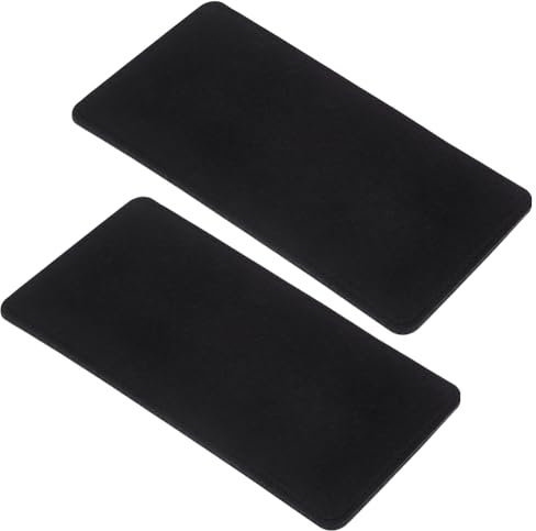 PH PandaHall 2 Stück Filztaschen Bodenformer Schwarze Geldbörsen Organizer Einsätze Rechteckiger Geldbörsenboden Einsatz Taschenboden Flacher Taschenboden Für Handtasche Rucksack Einkaufstasche